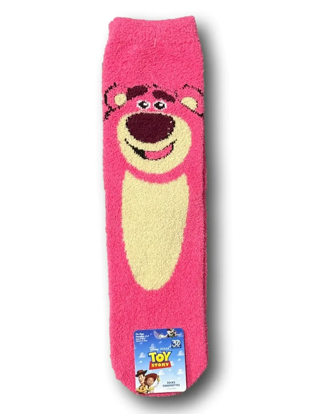 3/$20 Toy Story Lotso Bear Disney Pixar Funny Novelty Cozy Crew Socks - NWT